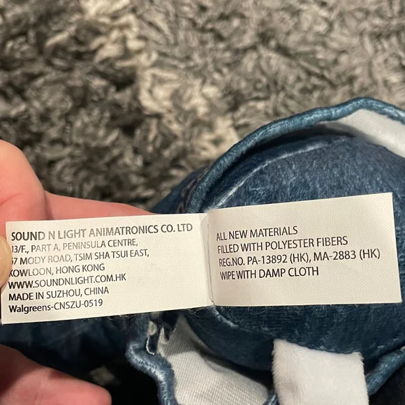 Wednesday Aadams Singing Plush Stuffed Doll Spooky Goth Music Theme Song - Picture 6 of 7